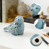 Jeukwud Set of 2 Ceramic Bird Figurines, Ceramic Bird Statues