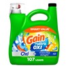 Gain Ultra Oxi Liquid Laundry Detergent, 107 loads, 154 fl