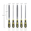 10" Machinists File Set for Pferd, 5 Piece Bastard Double