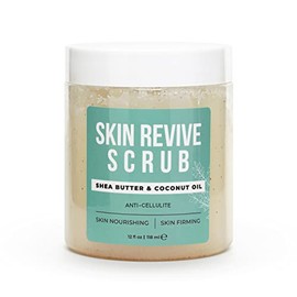Shea Butter Body Scrub, Vitamin Filled Skin Nourishing Scrub, Deep-Cleansing Scrub, Premium Sugar Scrub Detox Moistuirizer