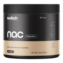 Switch Nutrition NAC (N-Acetyl L-Cystine), 60 Capsules
