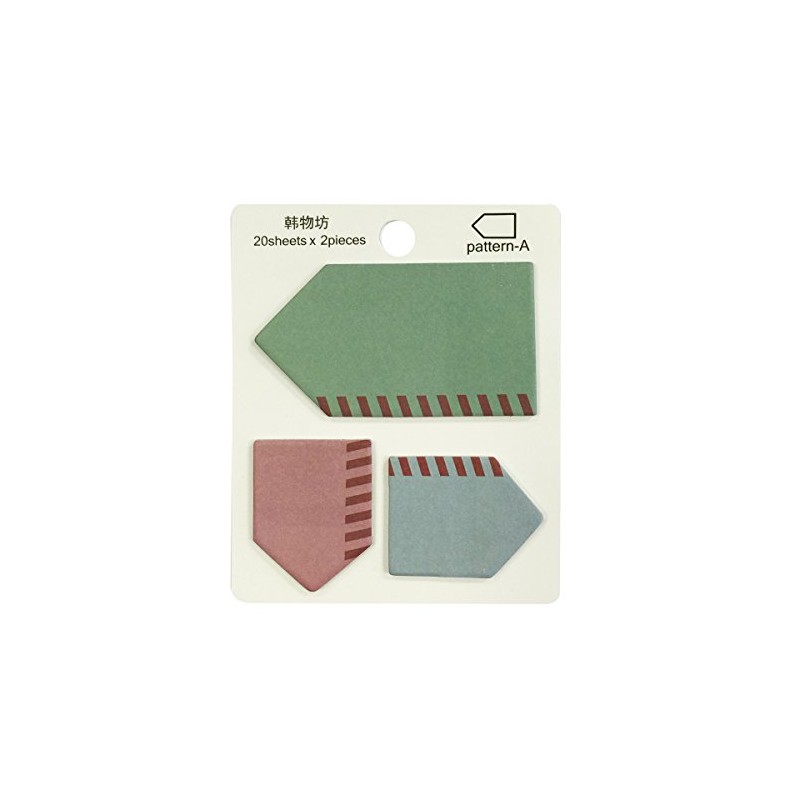 Wrapables® Exclamation Bubble Memo Sticky Notes (Set of 2), Arrows