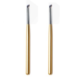 SKOTO Gold Small Ombre Nail Brush, Gel Nails Design Brush, Nail Painting Kit, Nail Art Tools, Acrylic Nail Accessories (Gold Ombre x2)