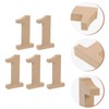 COHEALI Blank Wooden Number paper mache letters paper mache numbers