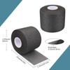 Cosywell Pre Wrap for Athletic Tape 3 Pieces Black Foam