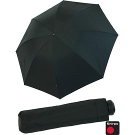 Knirps Storm Umbrella Extremely Stable – Steel Automatic Pocket Umbrella Minimatic SL Black, blue, Elegant
