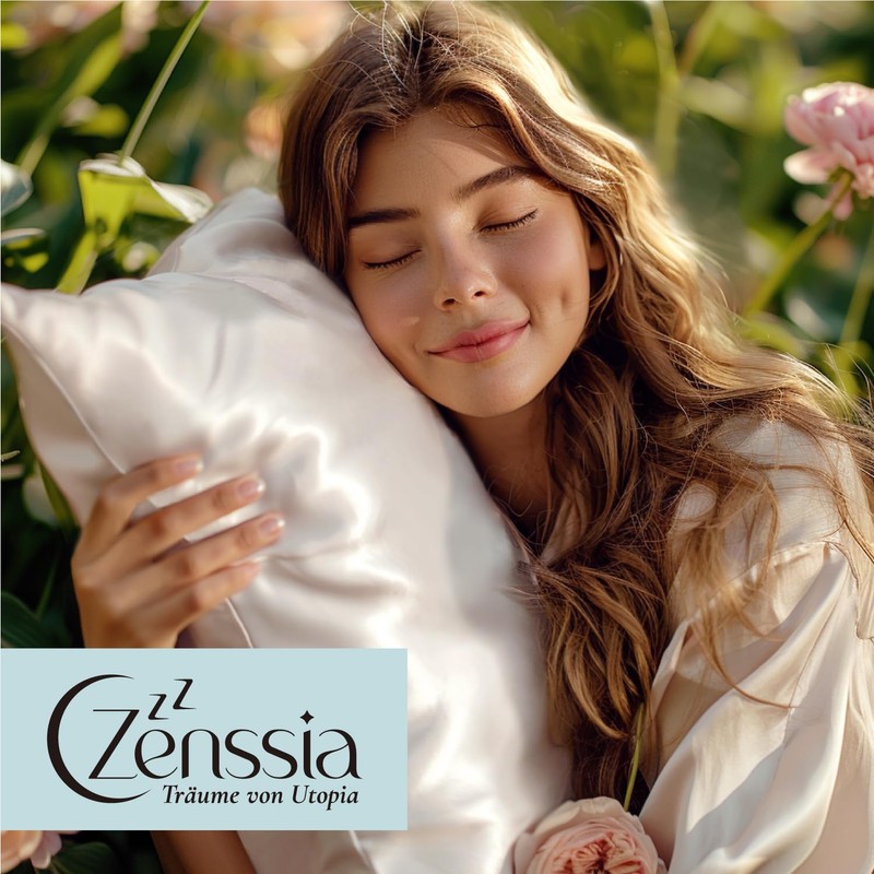 Zenssia 100% Mulberry Silk Pillowcase 40 x 60 cm for