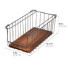 The Ría Safford Collection by iDesign Open Front Wire Basket