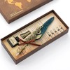 Quill Pen Sealing Wax Stamp Set Retro European Style Stainless