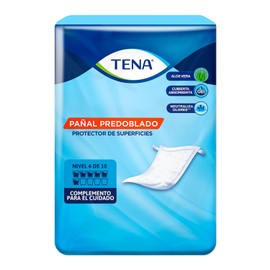TENA Slip; Protector de Cama Predoblado; Incontinencia Severa, Unitalla; 10 Piezas