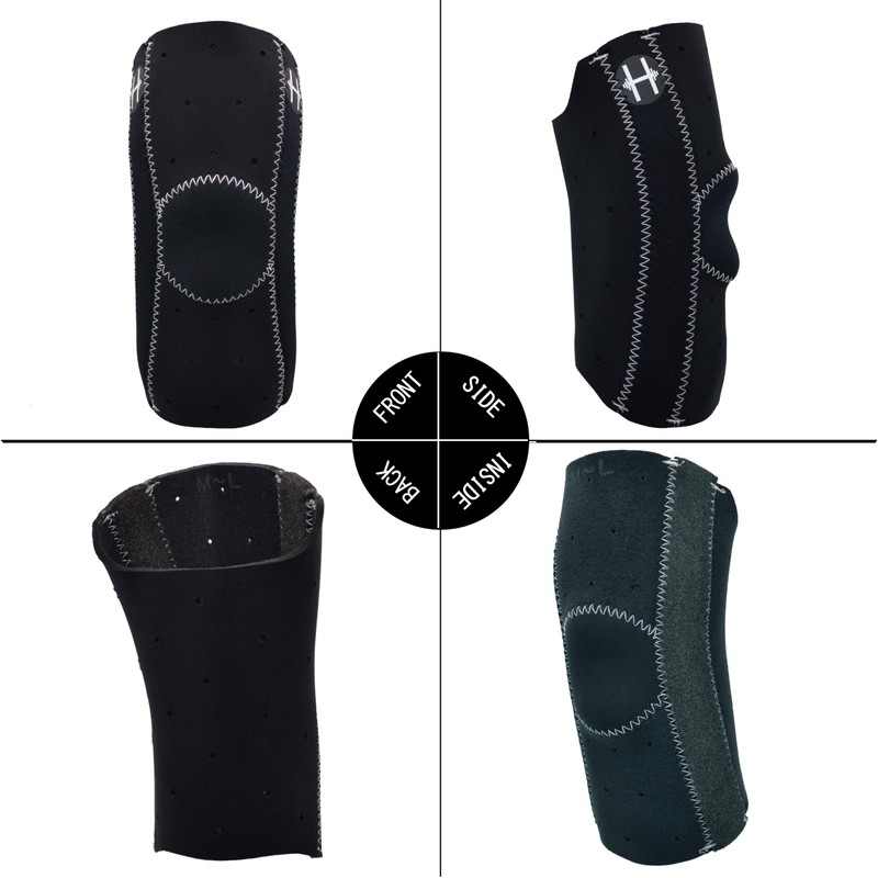 HLHND (L-LL) Marathon Completion Knee Supporter, Running, Non-slip, 3D Structure,