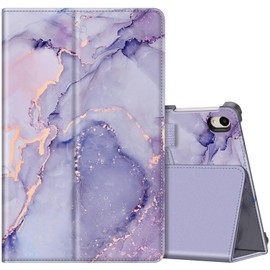 Fintie Case for Onn. 10.1" Tablet (2024 Model) - Premium Vegan Leather Folio Protective Stand Cover with Pencil Holder Compatible for Onn 10.1 inch Gen4 Android Tablet 2024 (Lilac Marble)