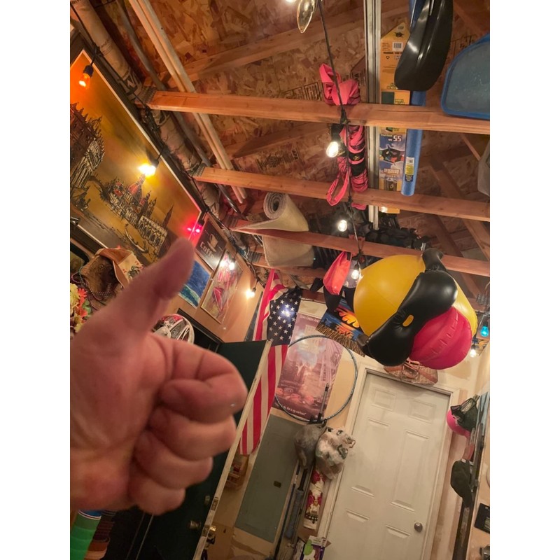 Rolay S14 Clear String Light Bulbs, 2W Plastic LED Replacement