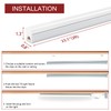 Kihung (Pack of 8 2FT LED Shop Light, 10W 1100LM