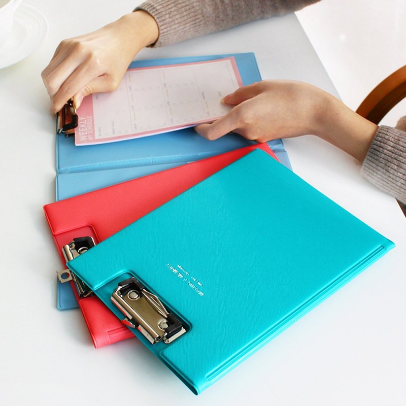 MinniLove A5 Binder Clipboard Folder Word Pad Clip File File