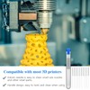 50 Pieces 3D Printer Nozzle Cleaning Kit,0.4 mm Stainless Steel