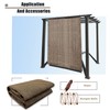 Alion Home Outdoor Sun Shade Privacy Panel with Grommets on