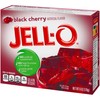 Jell-O Black Cherry Gelatin Mix (6 oz Boxes, Pack of