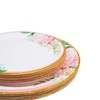 Floral Party Supplies bridal shower paper plates and Napkins Sets