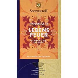 Sonnentor Happiness is Organic Life Fire Tea Pack of 3 x 31 g