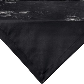 Erwin Müller Mitteldecke Pusteblume schwarz-weiß Größe 110x110 cm