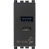 VIMAR 14295.AC USB Power Supply 5V 3A for Electronic Devices,