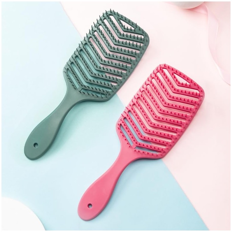 2 Cepillos de Ventilación para Desenredar con Paleta con Dientes