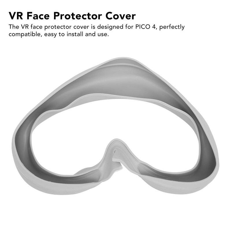 VR Silicone Face Cover Waterproof Washable Soft VR Face Pad
