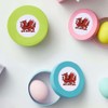 24 x 40mm Round 'Welsh Red Dragon' Stickers (SK00067307)