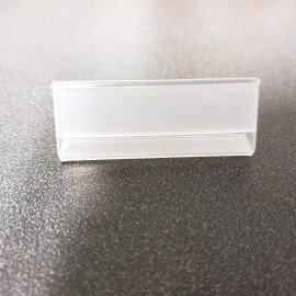 Unbranded [QTY 10] Small Clear Acrylic Name Tag Label Sign Holder 2.5"W x 1"H x .5"D NEW!