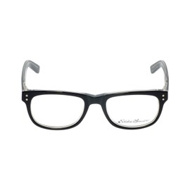 Eddie Bauer Reading Glasses 8327 in Black-Crystal ; Demo Lens