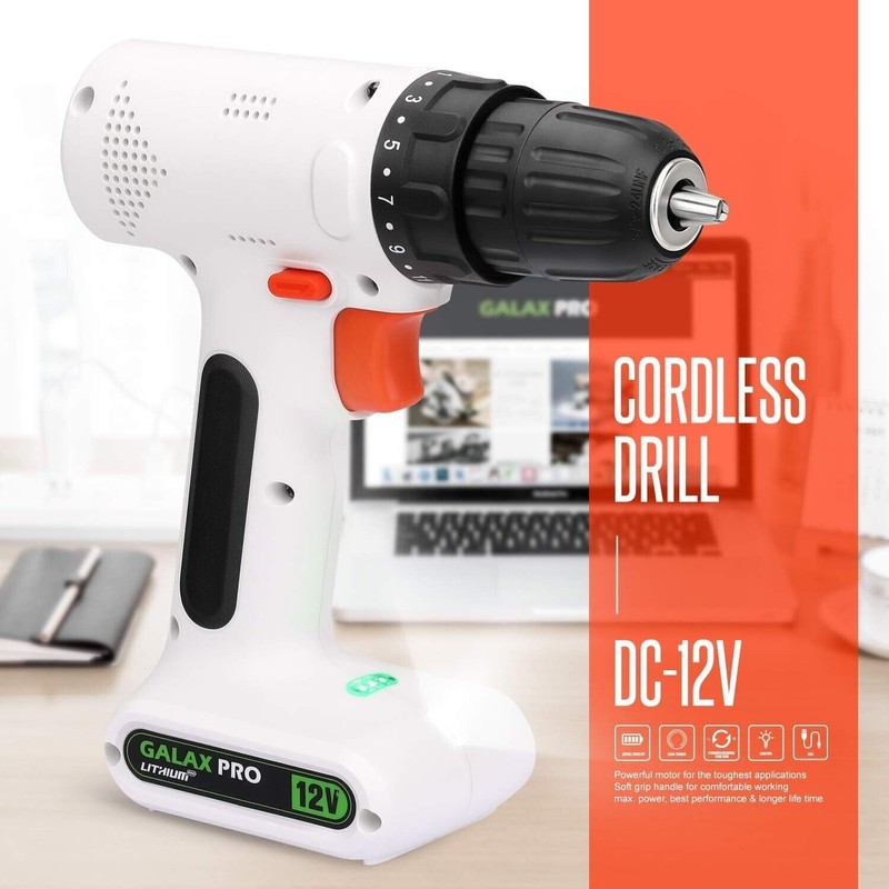 GALAX PRO 12V Light Weight Cordless Drill Driver with Work