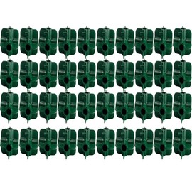 HowseHold Flexible Cane Balls - Bamboo Cane Connectors for Fruit Cages Netting Frames [PACK OF 40]