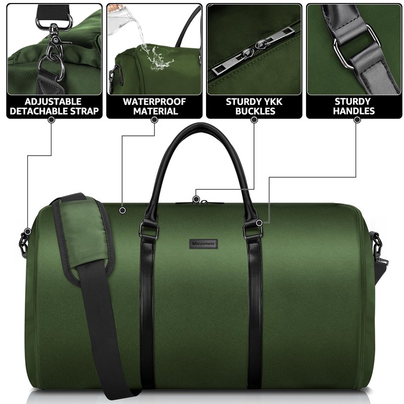 UNIQUEBELLA Carry-on Garment Bag Large Duffel Bag Suit Travel Bag
