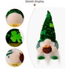 St. Patrick’s Day Gnomes Decoration, 2 Pack 11.4 Inch –