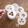 getDigital Nerdy Cappuccino Stencil Set: 5 Stainless Steel Stencils for