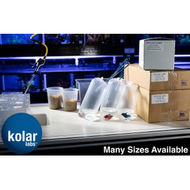 RESILIA Plastic, Leak-Proof Shipping Bags for Live Fish - 8 Inches Wide, Double Bottom Seal, for Freshwater & Saltwater Fish