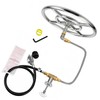 Duheri 12-inch LP Propane Gas Fire Pit Burner Ring Installation