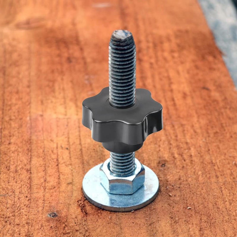 FYting Star Grip Nut M10, 10 Pieces Knurled Nut M10