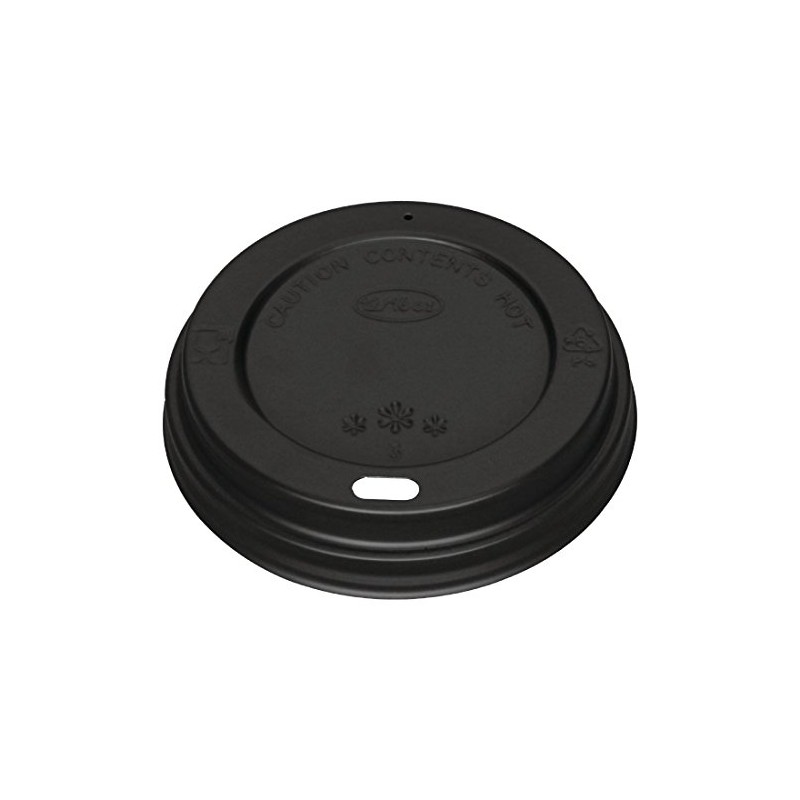 Fiesta Recyclable Lid For Hot Cups Black - 12/16oz (Pack