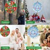 SUNYOK Christmas Dartboard Children's Christmas Double-Sided Dart Game Christmas Party