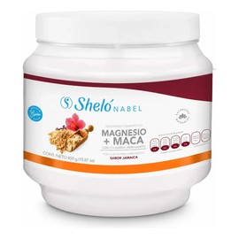 Colágeno Hidrolizado con Maca y Magnesio Sabor Jamaica 450g Sheló Nabel Suplemento Alimenticio
