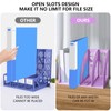 Elezeal A4 File Holder, Magazine Folder, Desk Organiser, 4 Vertical