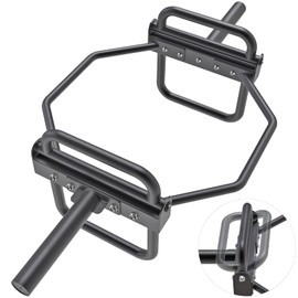 Kipika Adjustable Dumbbell to Barbell Converter - EZ Curling Bar Adapter - Versatile Weightlifting Equipment for Home Gym (B. Black Steel Sleeve)