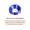 QUARKZMAN 30pcs M5 Anodized Aluminum Alloy Countersunk Washers Screw Seals