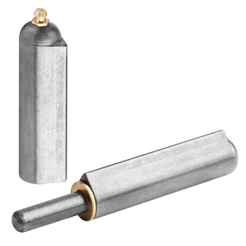 MOUNTAIN_ARK 4 Pack 7" Weld On Bullet Hinges with Grease