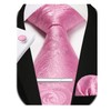 Enlision Men's Tie and Handkerchief Men's Tie Clip with Cufflinks