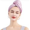Satin Hair Drying Wrap Hair Towel | Rapid dry Caps