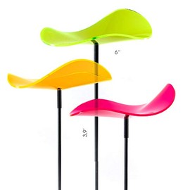 Cazador-del-sol ® | Lucy - Medio | 3 Wavy Suncatcher Discs 50" Height