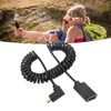 1.8m Coiled Cable Micro HD Multimedia Interface to Female HD